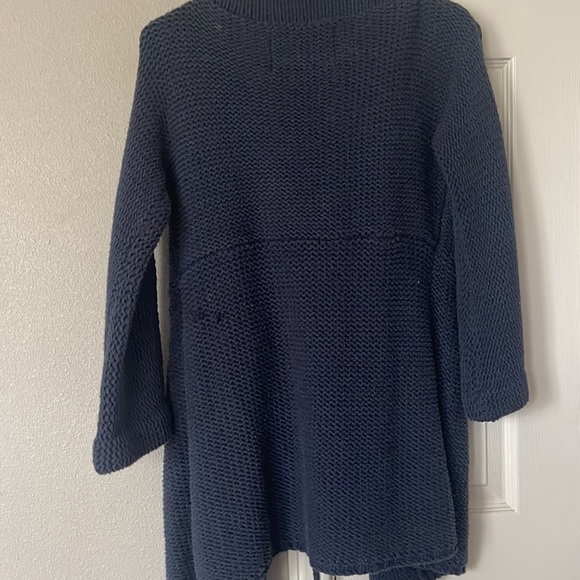 Aphorism quarter length sleeve sweater Navy Blue - Picture 6 of 6